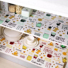 Load image into Gallery viewer, 1 Roll Kitchen Sticker Table Mat Drawers Cabinet Shelf Liners Flamingo Cupboard Placemat Waterproof Oil proof Shoes Cabinet Mat
