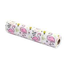 Load image into Gallery viewer, 1 Roll Kitchen Sticker Table Mat Drawers Cabinet Shelf Liners Flamingo Cupboard Placemat Waterproof Oil proof Shoes Cabinet Mat

